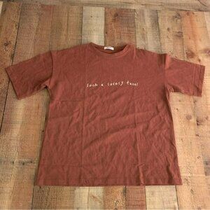 Cabi 3158 womens size XL such a lovely face! graphic tshirt brown